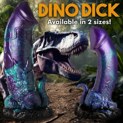 Dino-Dick Silicone Dildo - Large Adult Sex Toy