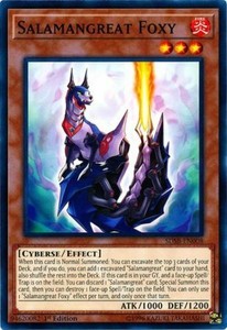 Salamangreat Foxy - SDSB-EN008 - Common - 1st Edition x3 - Near Mint