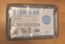 Grand Fusion Housewares Stow-N-Go Luggage and Travel Organizer Large Black