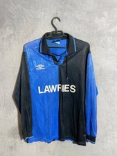 Umbro vintage Jersey long sleeve Football Soccer Shirt Trikot  Multicolor size L