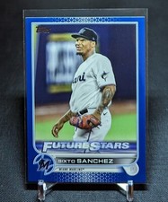 Sixto Sanchez Future Stars FS Blue Parallel SP 2022 Topps Series 2 #621 Marlins