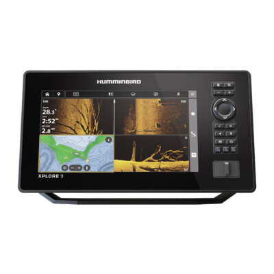 Humminbird XPLORE 9 CMSI+ Fish Finder GPS Combo MEGA Side/Down Imaging+CHIRP