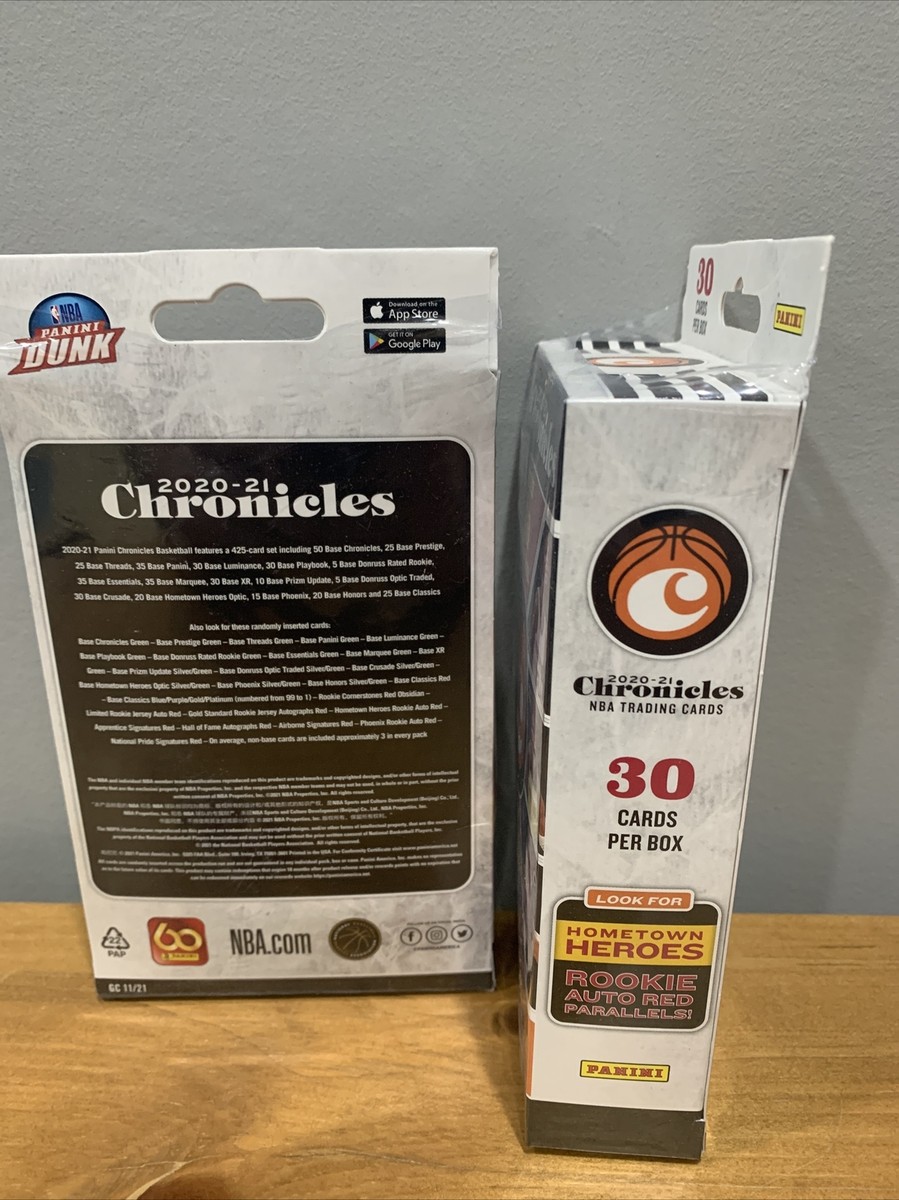 NBA PANINI 20 21 CHRONICLES BOX シュリンク付き NBA PANINI 20 21 CHRONICLES BOX シュリンク付き Panini 2020