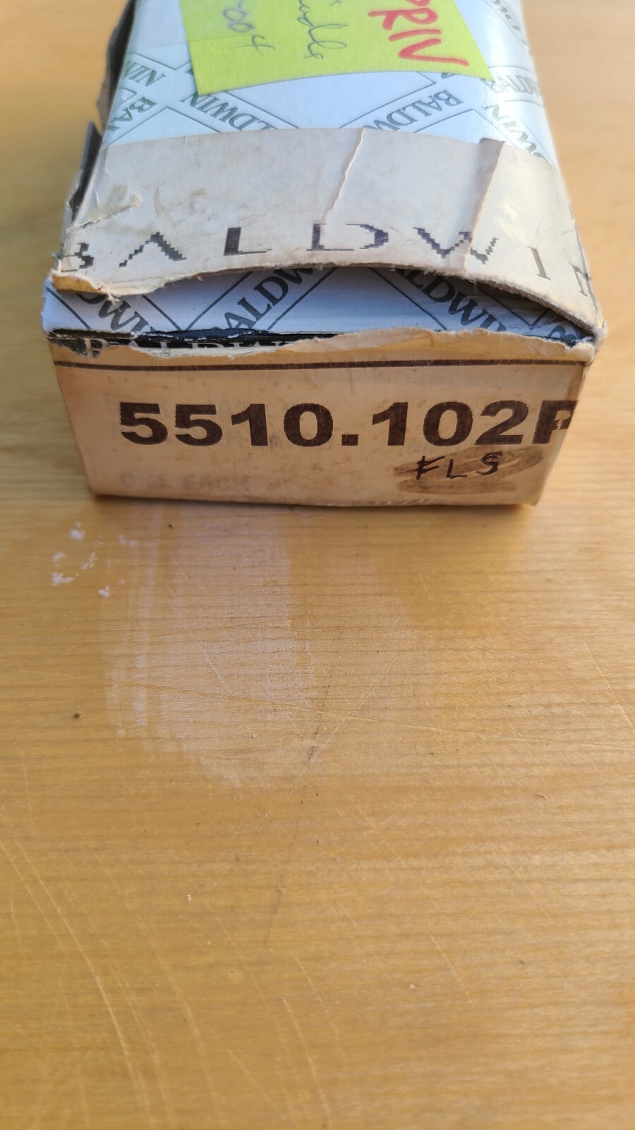 Baldwin 5510 102 PFLS Estate Privacy Knob Latch FLS-Strike in ORB 2 3/8" BS