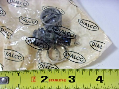 Vintage (1) DIALCO Red Pilot Panel Indicator Lamp Light C-7/66 signal rat rod 