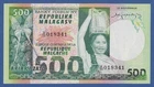 MADAGASCAR -- 500 FRANCS = 100 ARIARY ND ( 1974-75 ) -- SC- / aUNC -- PICK 64a .