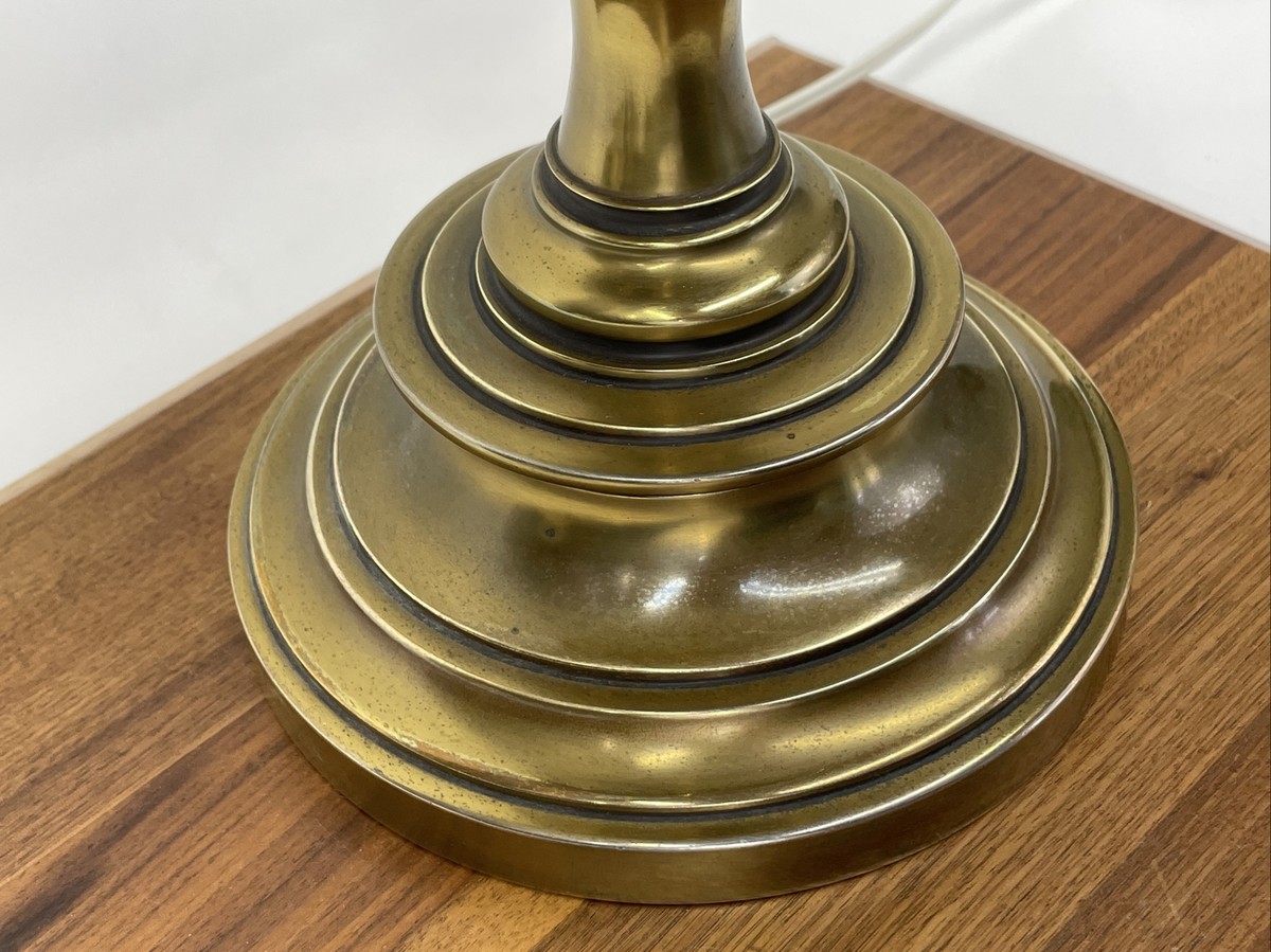 Vtg LARGE Brass Table Lamp MCM Stiffel Rembrandt Styl Vtg LARGE Brass Table Lamp MCM Stiffel Rembrandt Styl