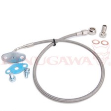 Turbo Oil Feed Line Saab 900 W Garrett Tb03 Tb0357 40 Long Turbo Oil Feed Line Saab 900 W Garrett Tb03 Tb0357 40 Long