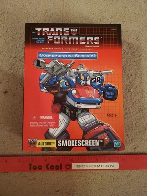 Transformers Commemorative Series VI G1 Smokescreen Reissue New