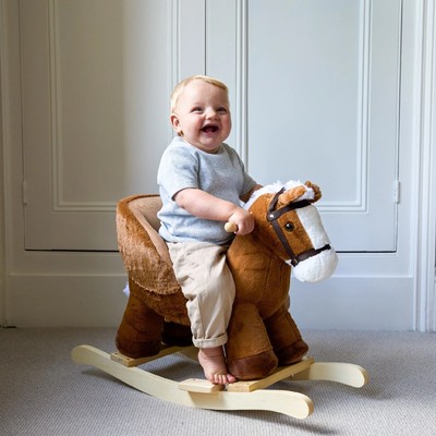Baby Schaukelpferd Holz Ausritt 12-36 Monate Weihnachten Geschenkideen für Kinder