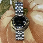 Vintage 1972  Timex UFO 21-Jewels Wrist Watch - Works - Manual Wind - Gold Tone