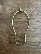 Lamp Shade Harp Holder Gold Metal Attachment Piece