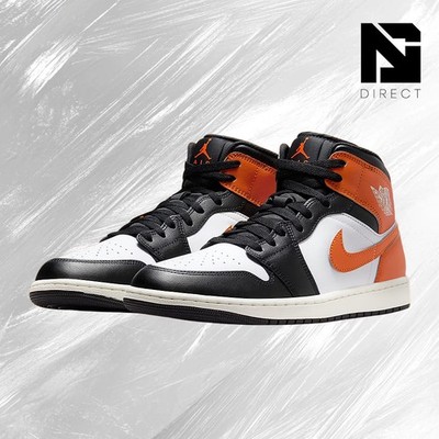 Nike Air Jordan 1 Mid Shattered Backboard Orange DQ8426-801 Men s Shoes NEW