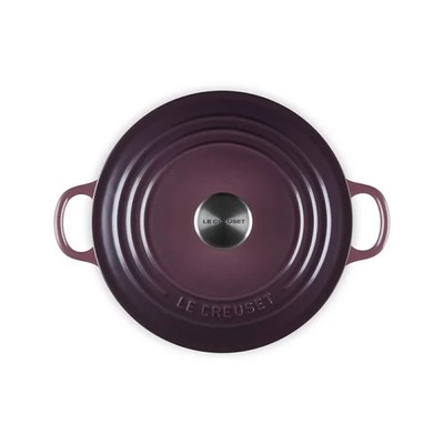 Le Creuset Cocotte Ronde Tradition 22cm 3.5qt Round Dutch Oven Fig
