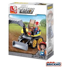 Sluban Escavatore Piccolo M38-B0377C - Nuovo costruzioni tipo LEGO 132pz