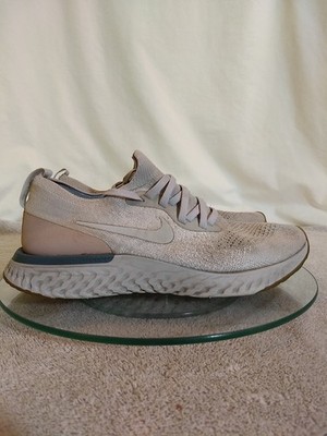 Nike Womens Epic React Flyknit 'Platinum Beige' (AQ0070-014), Size: 8.5   JJ5+14
