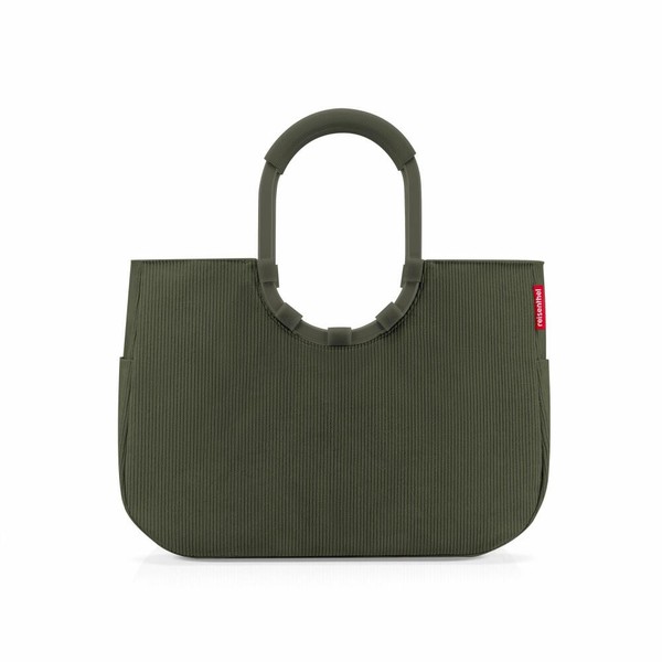 Reisenthel Loopshopper L Einkaufstasche Shopper Tasche Cord Dark Matcha 25 L-image