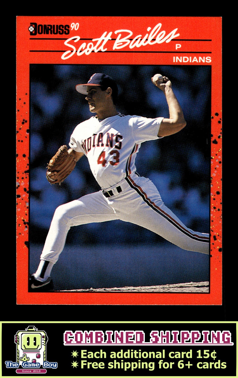1990 Donruss #468 Scott Bailes Cleveland Indians