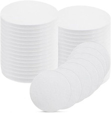 100 Sheets Round Microwave Kiln Paper 4.7 Inch, Ceramic Fiber Paper High Tempera