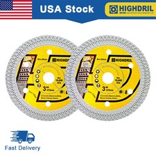 2pcs 75mm/3inch Diamond X Mesh Saw Blades Cutting Discs Cutting Clinker Granite