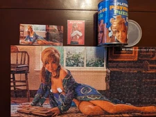 Playboy Playmate Puzzle Miss Sept 69 Shay Knuth Complete W/Tin Poster Cover Card