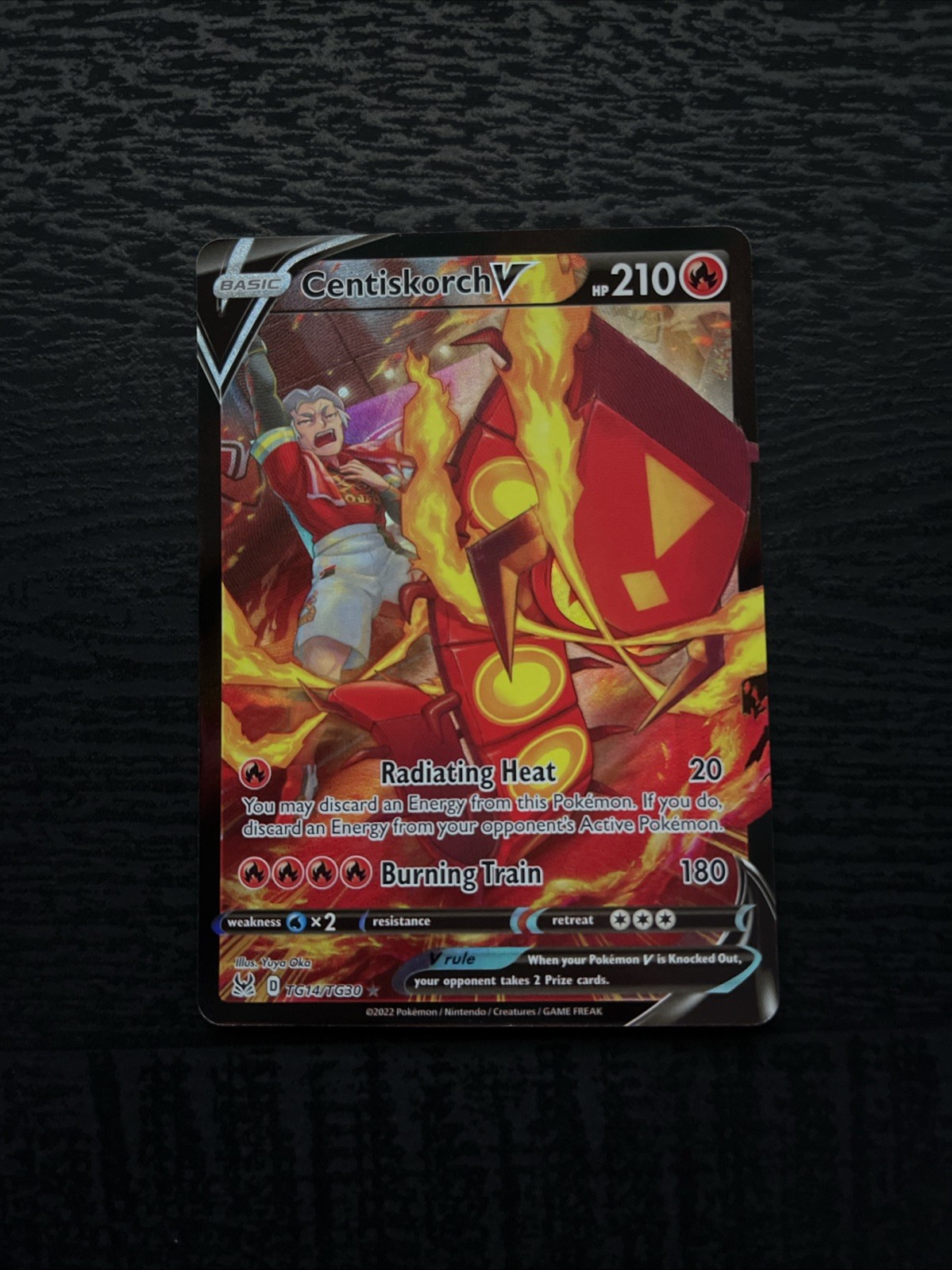 Pokémon TCG Centiskorch v Lost Origin Trainer Gallery, TG14/TG30, NM/M Condition