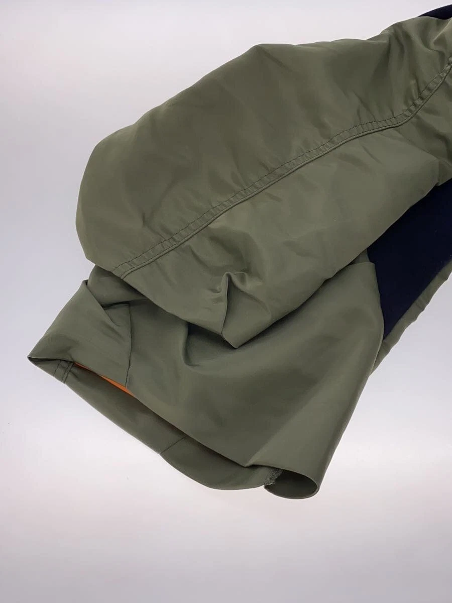 Felpa con cappuccio Sacai Jersey MA 1 Spugna 1 Cotone Navy 23 06681 Usata