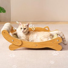 Cat Scratcher Cats Scratch Pad with Sisal Ball All-in-One Cats Couch Scra...