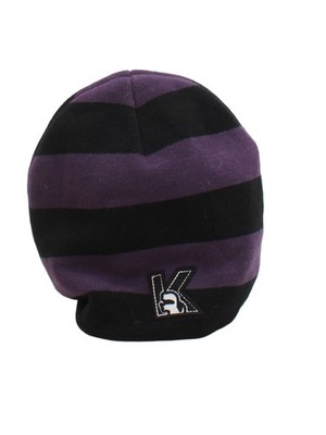 KARL LAGERFELD Herren Mütze mehrfarbig gestreift 100% Acryl Beanie