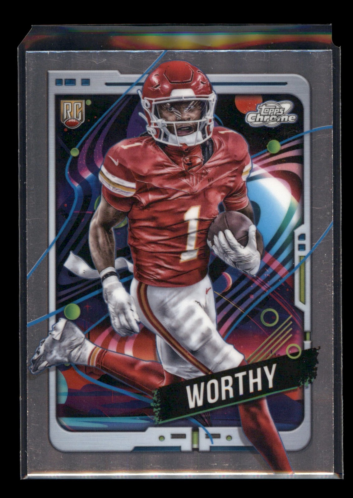 2024 Topps Chrome Cosmic #146 Xavier Worthy