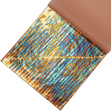 5.5" X 5.5" Imitation Gold Foil Variegated Metallic Leaf 25 Sheets for Arts and