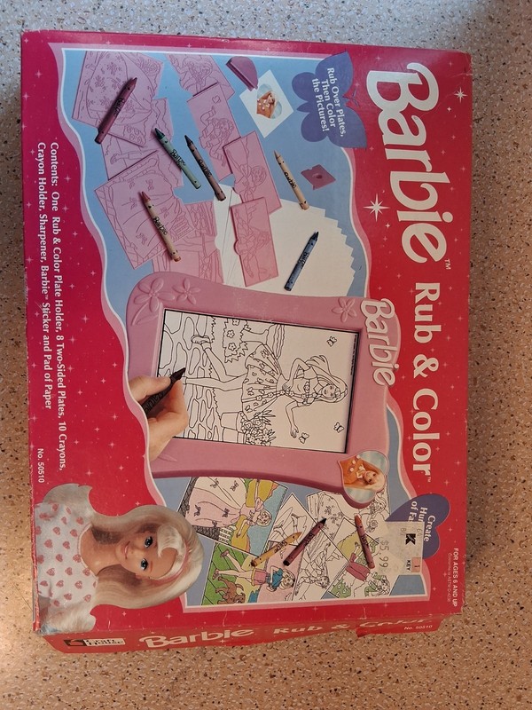 Barbie Rub & Color. Mix & Match (Used)
