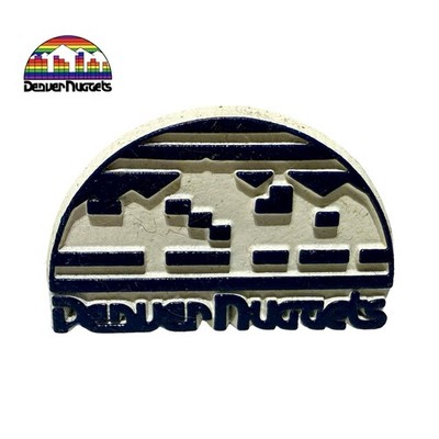 Rare Vintage NBA Denver Nuggets 1970's Magnetic Team Standing Board Magnet GC