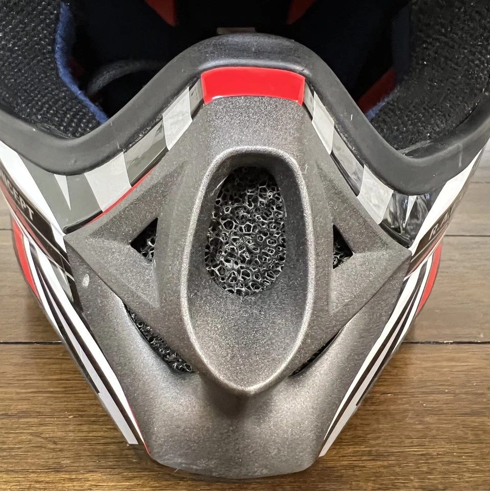 Bicicleta todoterreno CKX VX7 - Aprobada por el DOT - Casco gráfico rojo - JUVENTUD - Talla: pequeña Foto 2 de 4