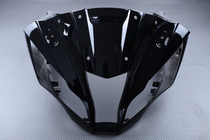 Tête de fourche noire complète Kawasaki ZX10R ZXT00J 2014 2015 moto