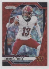 2024 Panini Prizm Choice Red Prizm 10/20 Emmanuel Forbes #291 1pe9