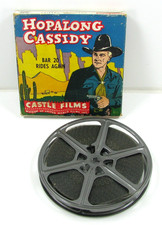 Vintage Hopalong Cassidy 16 MM Film Bar 20 Rides Again Castle Films 562