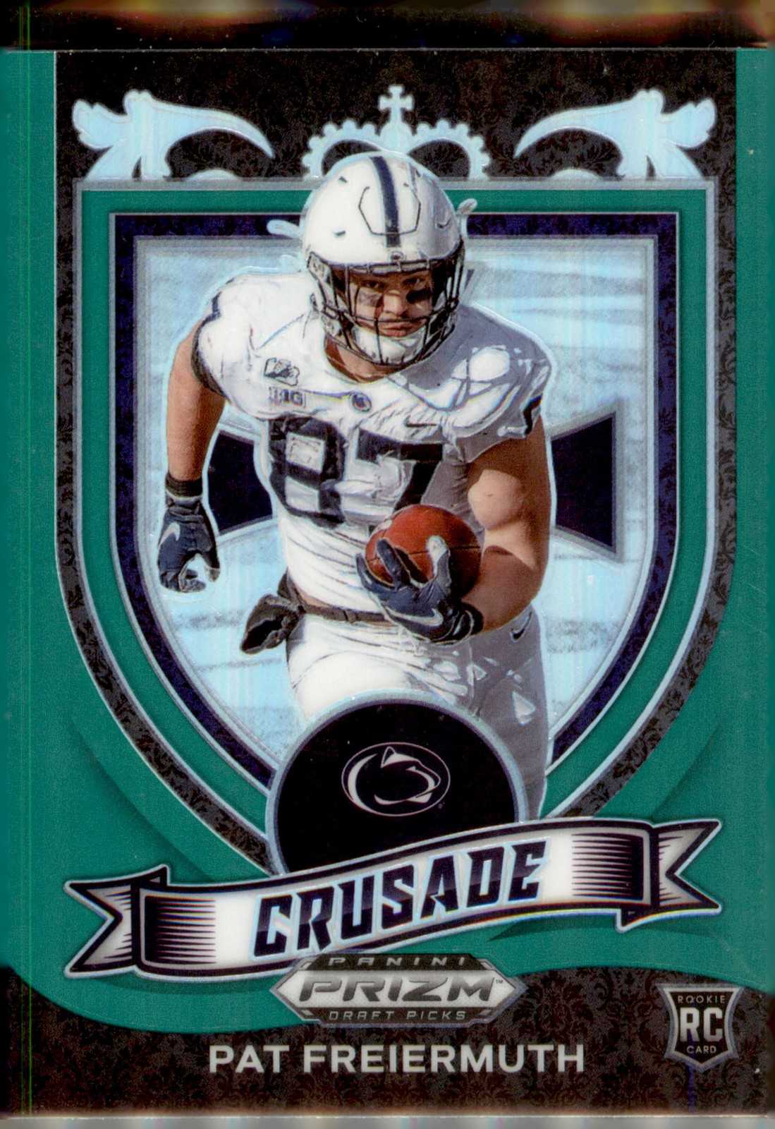 2021 Panini Prizm Draft Picks Collegiate #173 Pat Freiermuth Green