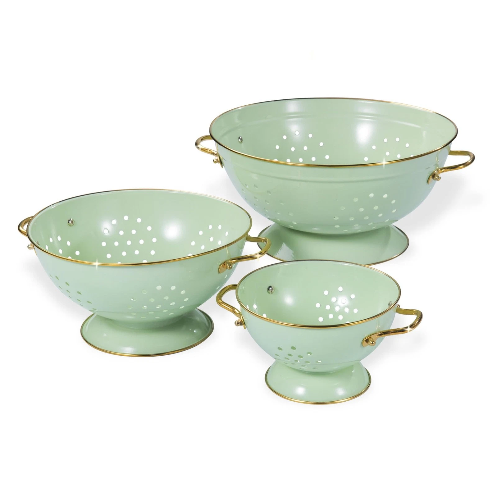 Metal Colander Set of 3, Strainer Basket with Handles perfect for Spaghetti, ...
Opens in a new wind