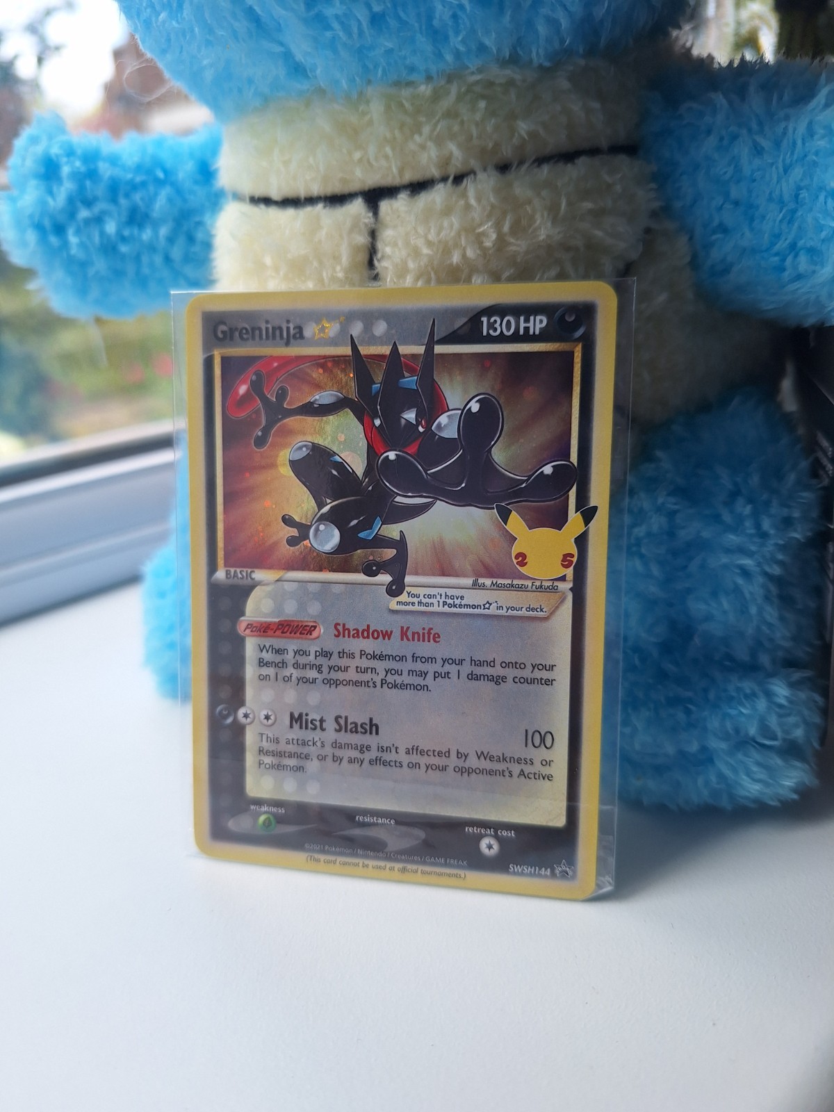 Pokemon Greninja TCG Gold Star Celebrations Promo Card SWSH144 Sealed