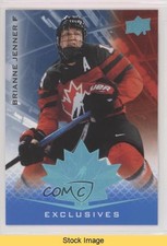2021 Upper Deck Team Canada Juniors Blue Brianne Jenner #50 READ 9jn