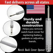 Watch Back Cover Opener - 1X Metal Watch Repair Tool Battery Pry Lever