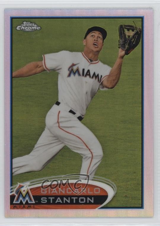 2012 Topps Chrome Refractor Giancarlo Stanton #32 0v7a