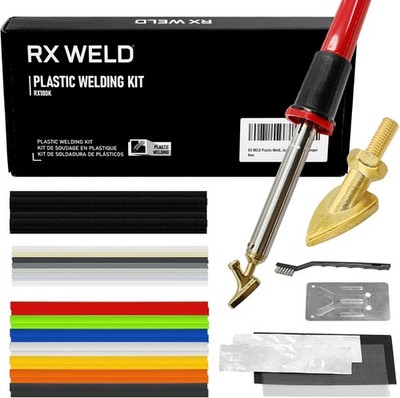 RX WELD Plastic Welding Kit,100W Welder,Plastic Repair Kit for... 