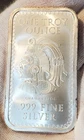 AZTEC 1 OZ SILVER BAR .999 FINE SILVER BULLION BAR ABSOLUTELY GORGEOUS ☆☆☆