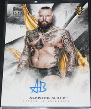2019 WWE Undisputed Aleister Black Autographed  Card /199