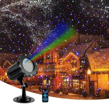 Christmas Laser Light Projector, 3 Color RGB Outdoor With RF Multicolor 