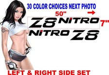 FITS NITRO Z8 Z 18 BOAT DECALS HULL REPLACEMENT