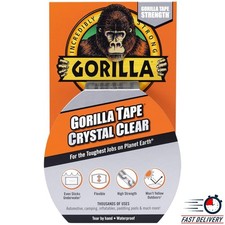 Gorilla Tape High Strength Flexible Waterproof Crystal Clear 8.2m 1 Pack