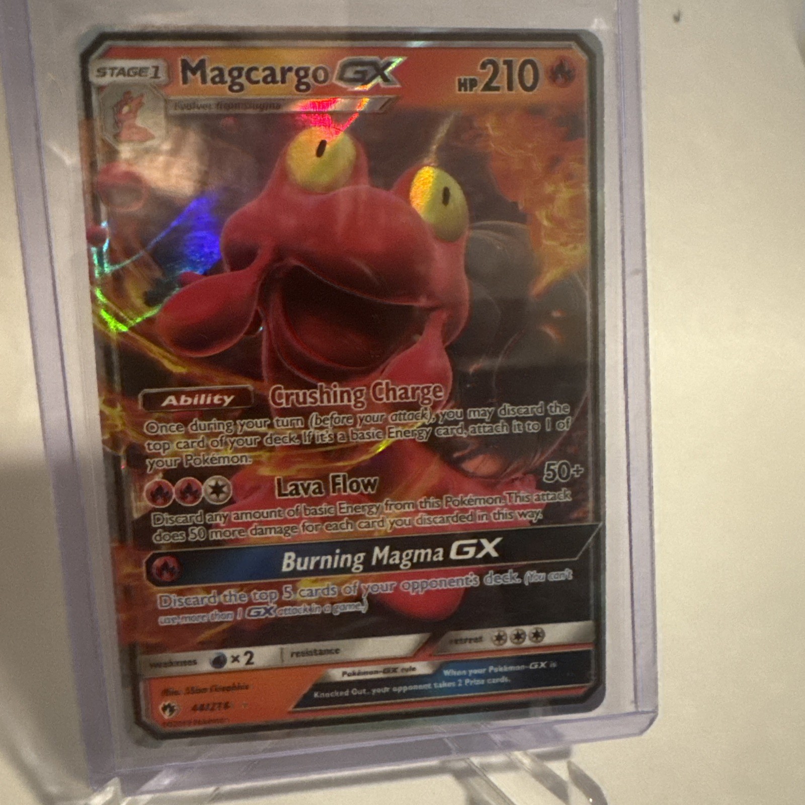 Magcargo GX 44/214 Sm-Lost Thunder Holo